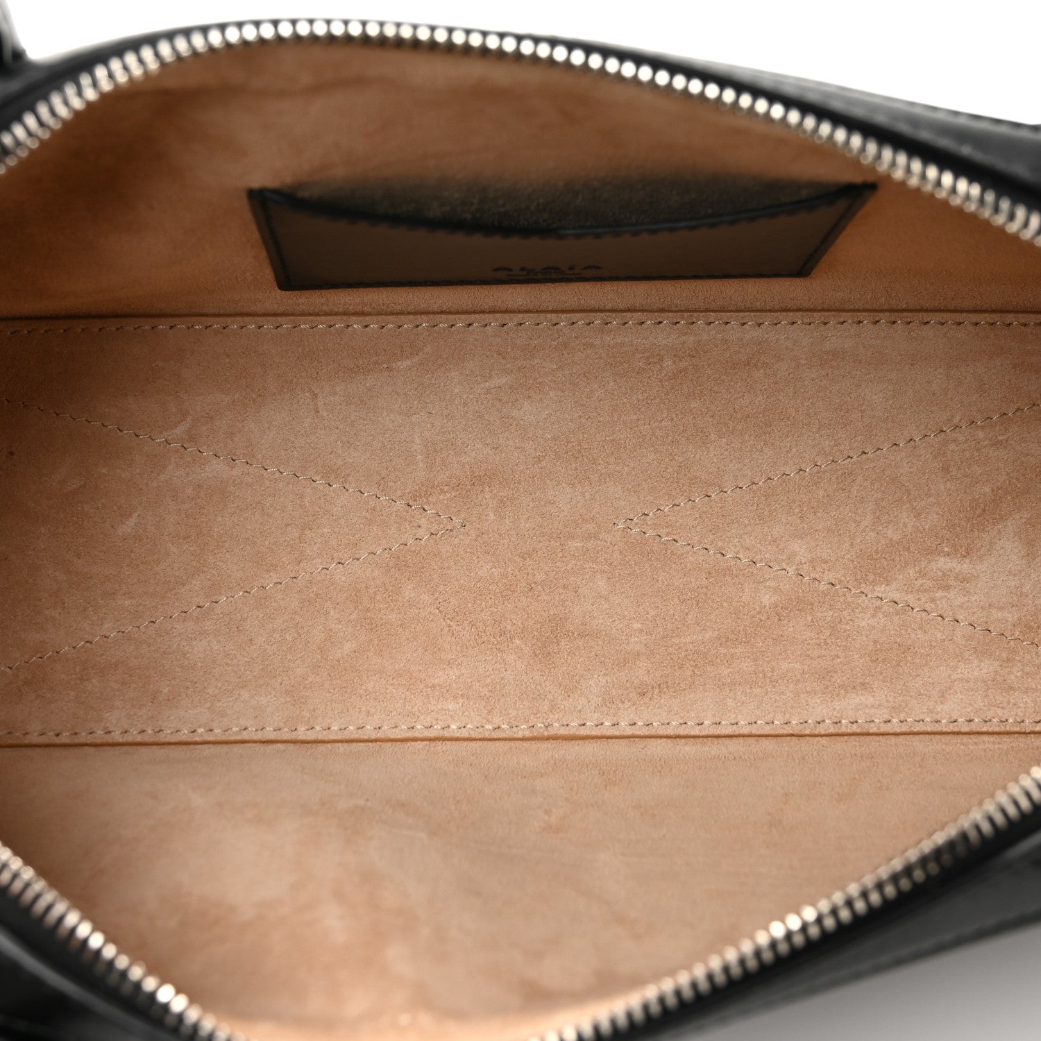 Alaia Denim Calfskin Medium Le Teckel Bag Bleu Denim 6 of 13