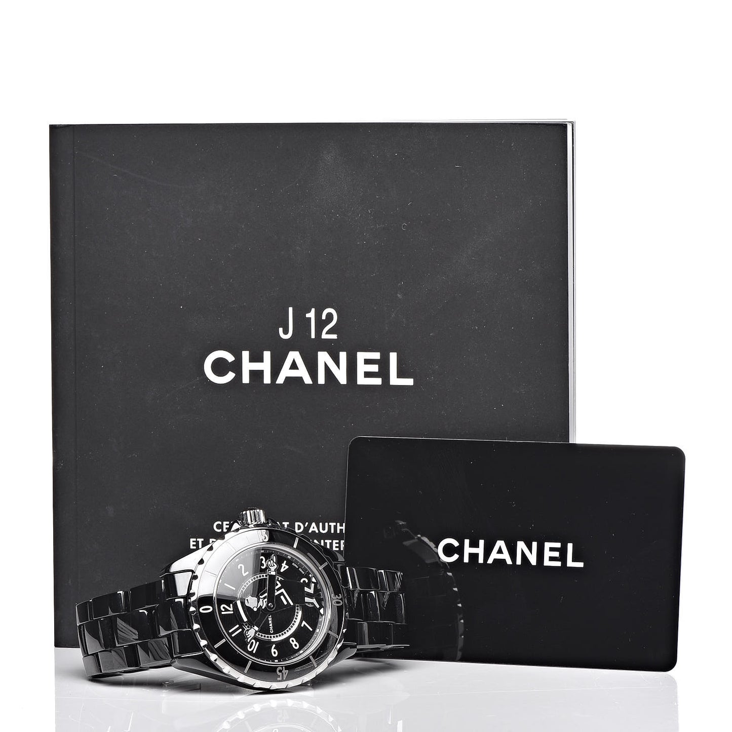 Stainless Steel Ceramic Diamond 38mm J12 Limited Edition Mademoiselle Automatic Watch Black