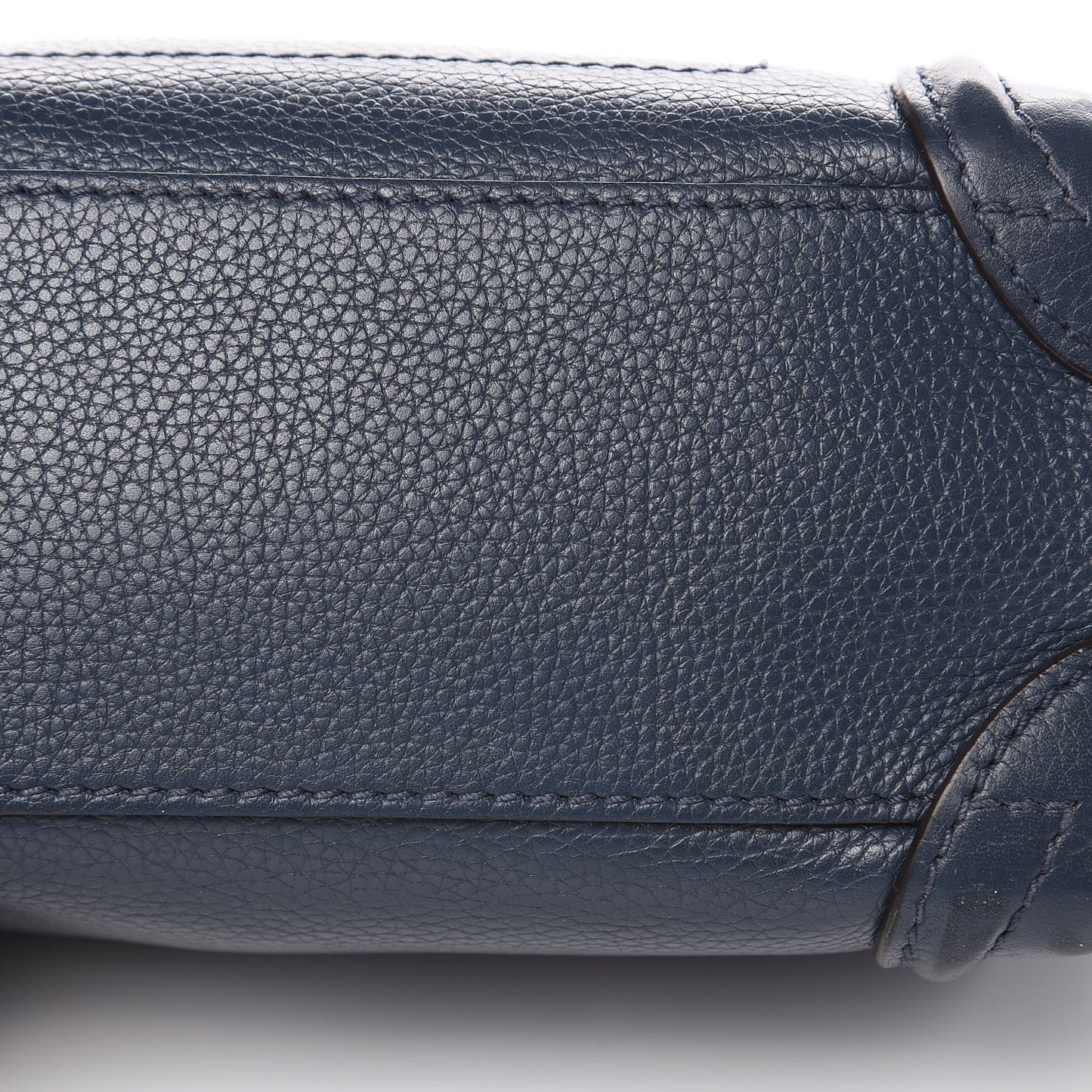 Drummed Calfskin Nano Luggage Orage