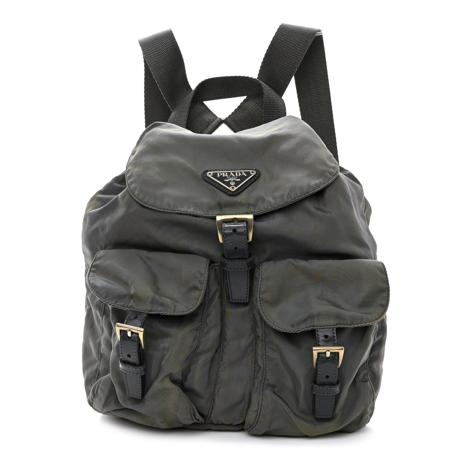 Prada Nylon Vela Small Backpack Anthracite 1 of 12
