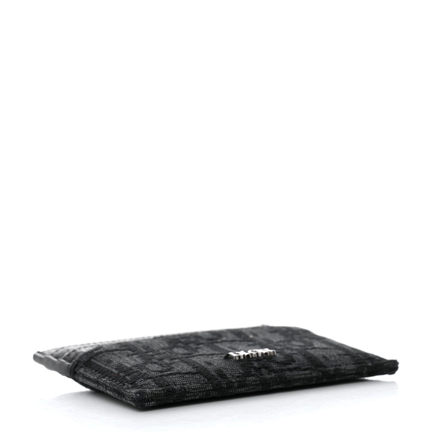 Christian Dior Calfskin Oblique Card Holder Black 4 of 7