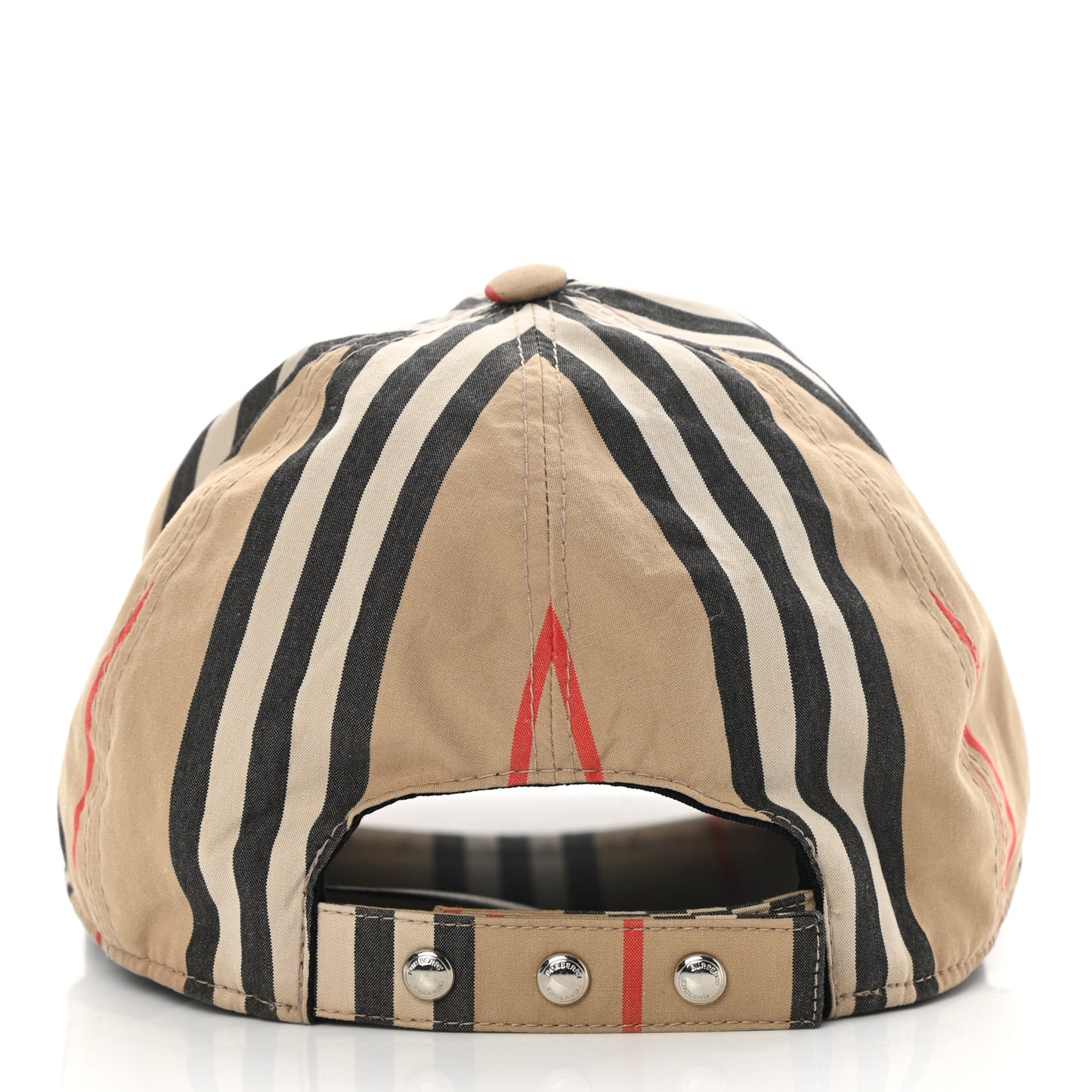 Cotton Vintage Check Monogram Baseball Hat M Archive Beige