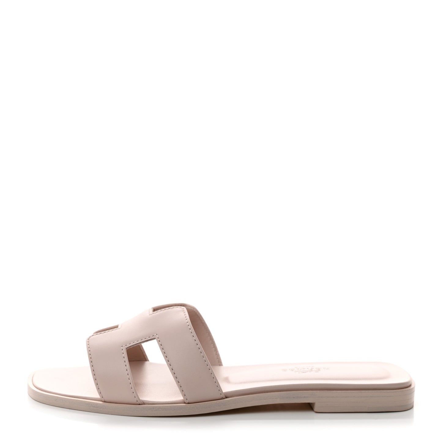 Box Calfskin Oran Sandals 35.5 Rose Pale
