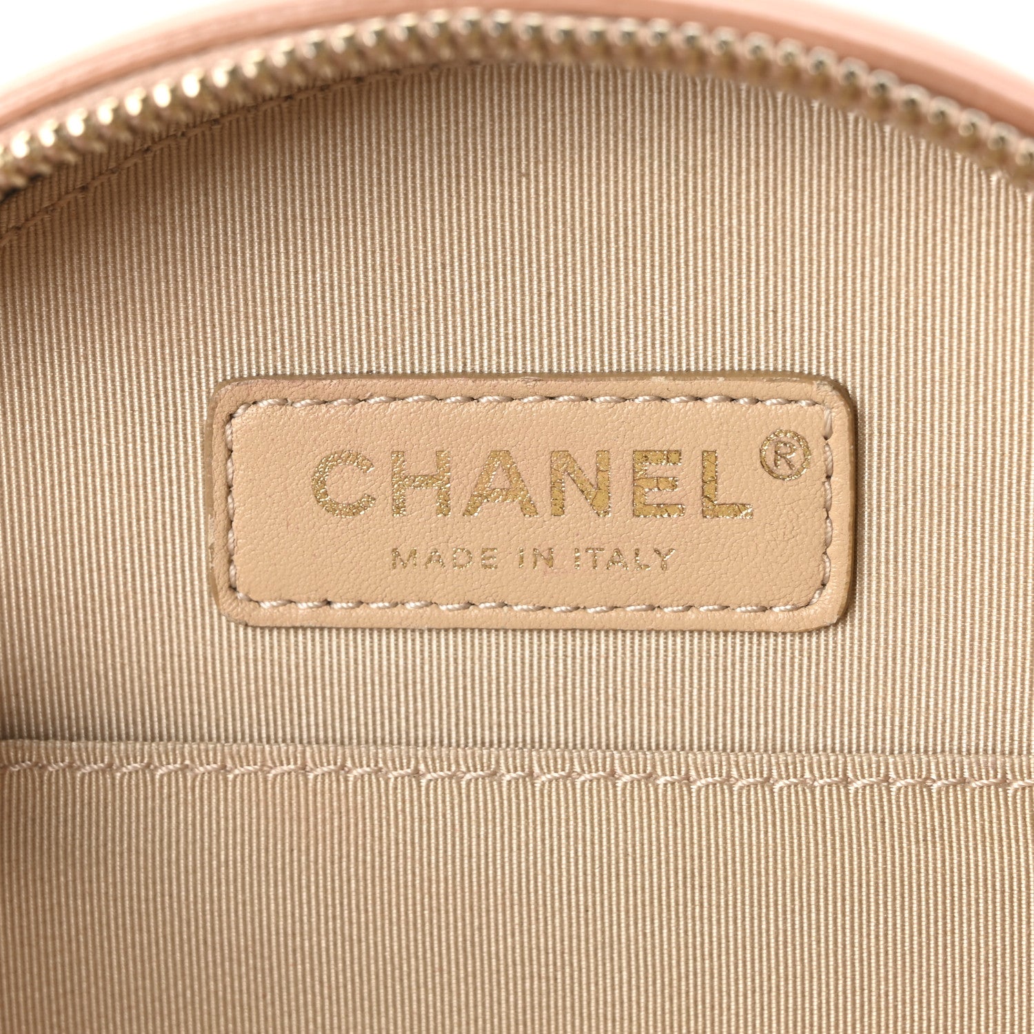 Chanel Calfskin Round As Earth Evening Bag Beige 6 of 10