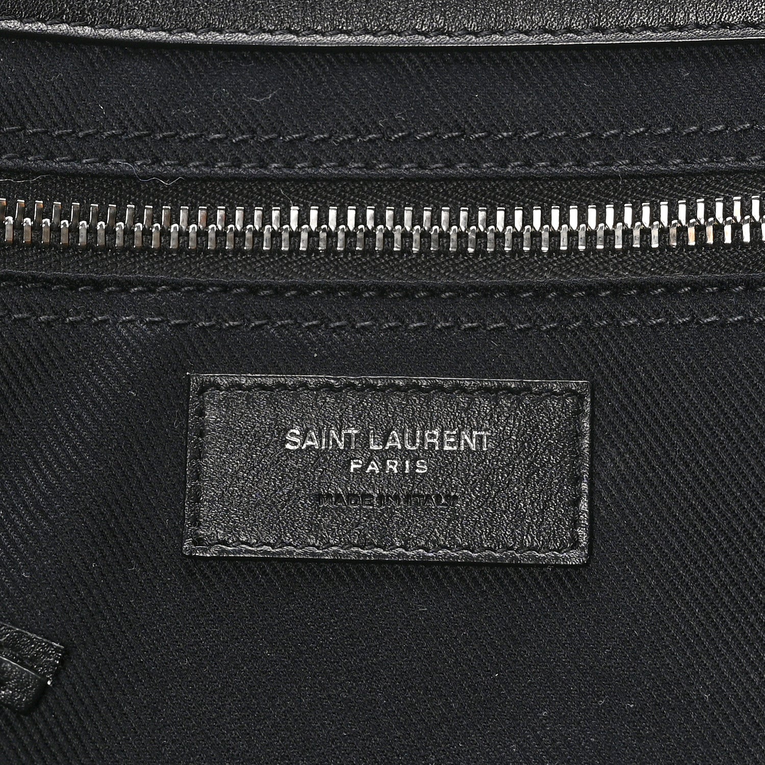 Saint Laurent Vitello Rive Gauche Large Tote Black 6 of 10