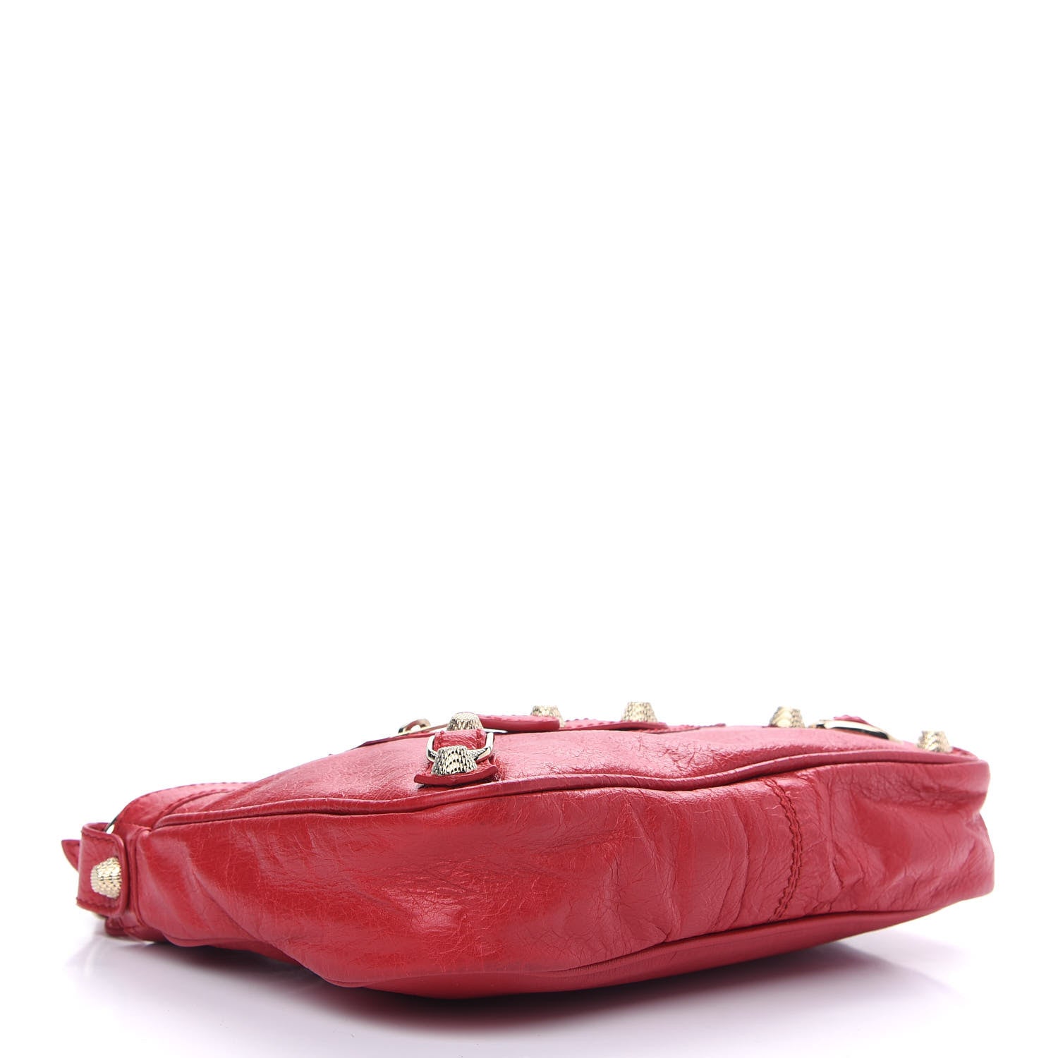 Balenciaga Agneau Giant 12 Gold Hardware Hip Rouge Cardinal 3 of 8