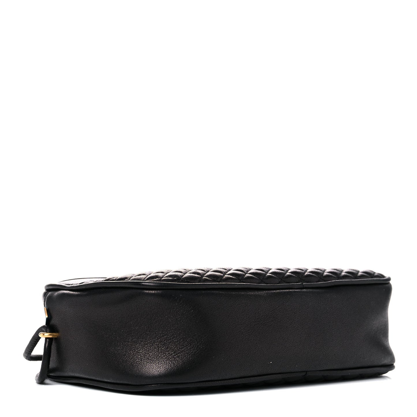 Lambskin Quilted Victoire Camera Bag Black