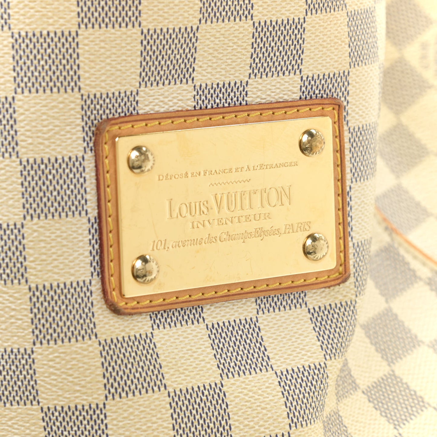 Damier Azur Galliera GM