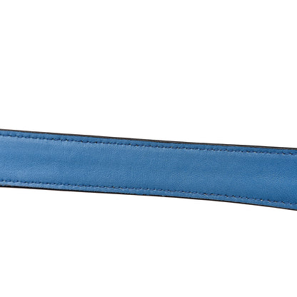 MCM Grained Calfskin Large Milla Hobo Navy Blue 8 of 12