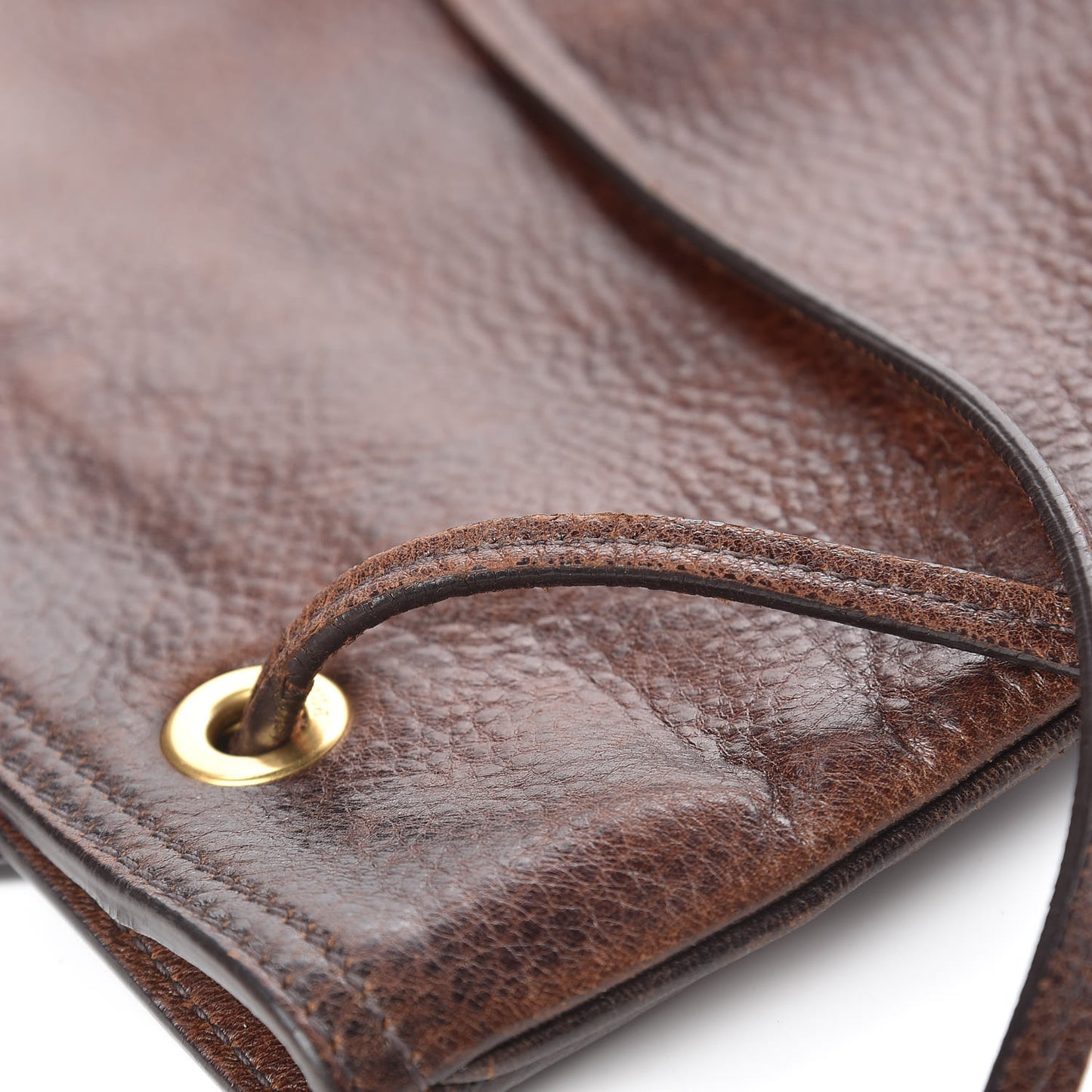 Vitello Daino Shoulder Bag Bruciato