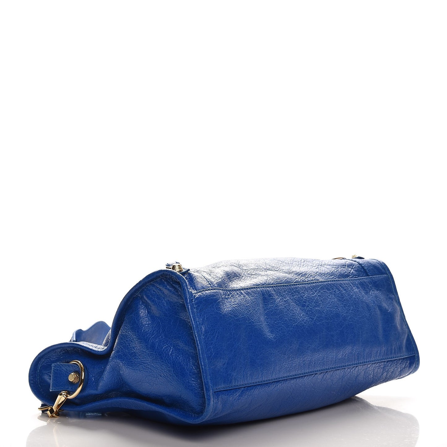 Agneau Giant 12 Gold Hardware City Bleu Lazuli