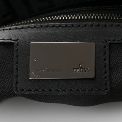 Fendi Zucchino Large Hobo Black 6 of 9
