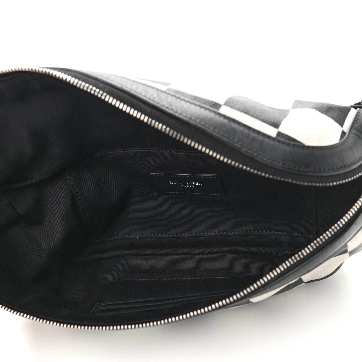Canvas Classic Belt Bag Black White