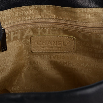 Chanel Lambskin Lax Accordion Shoulder Bag Black 7 of 7