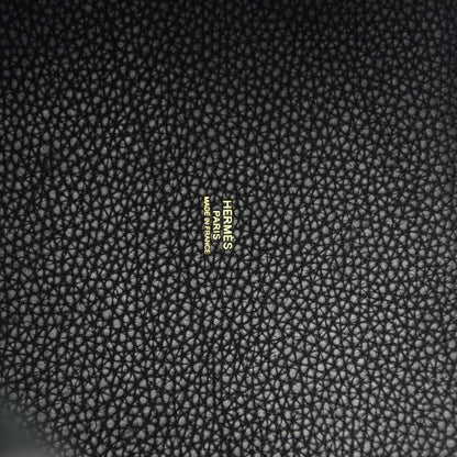 Hermes Taurillon Clemence Picotin Lock 22 MM Black 8 of 11