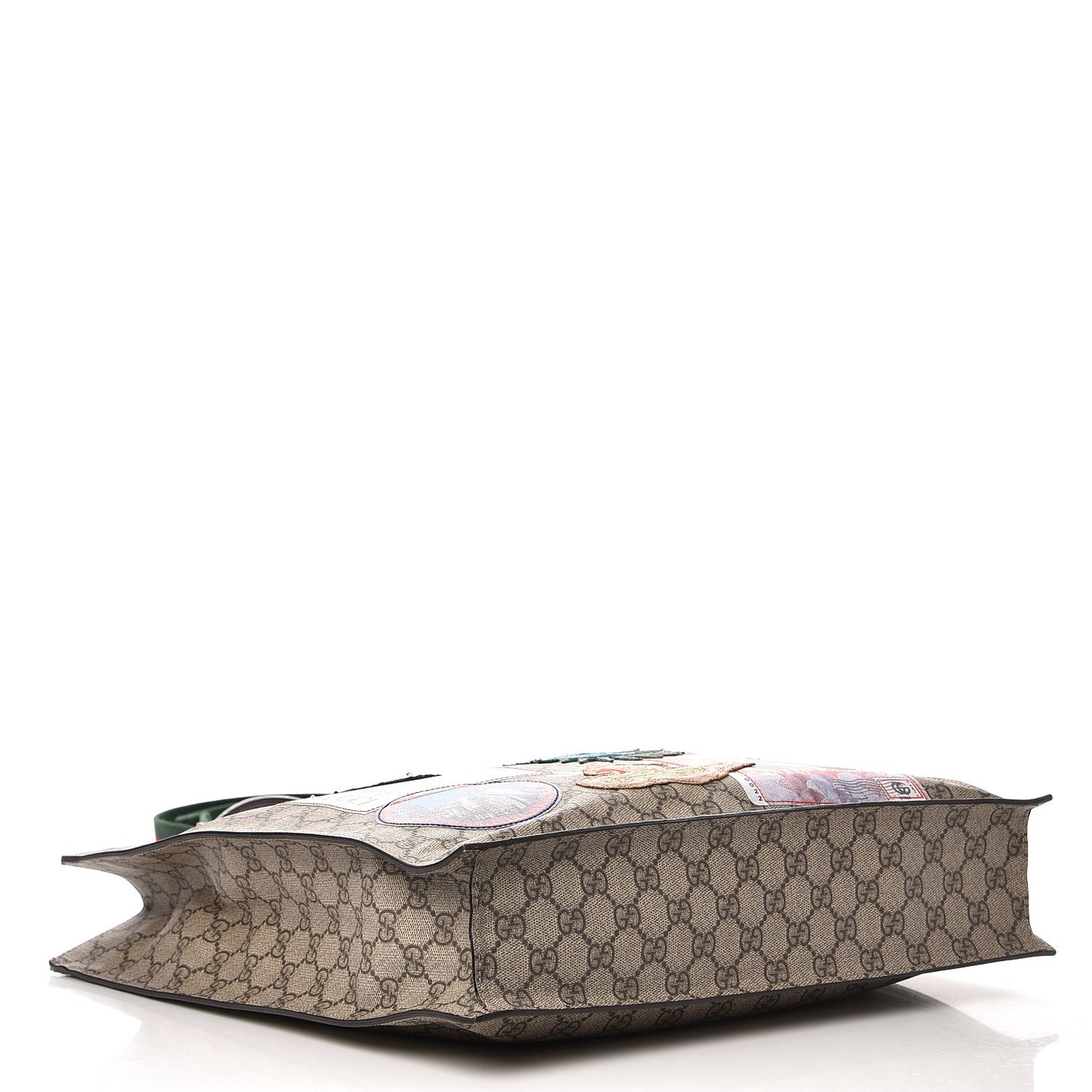 Soft GG Supreme Monogram Courrier Vertical Tote Beige New Acero