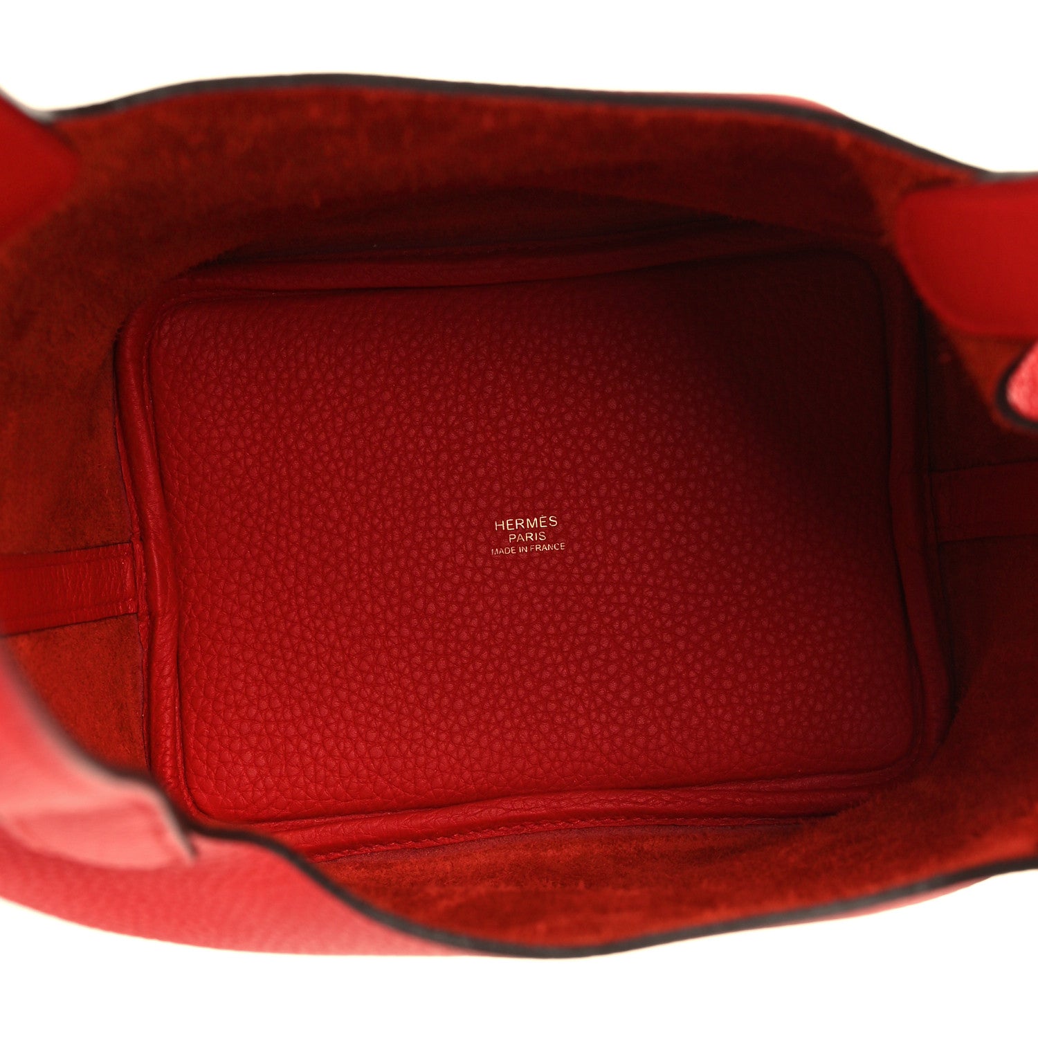 Hermes Taurillon Clemence Picotin Lock 18 PM Rouge De Coeur 5 of 11