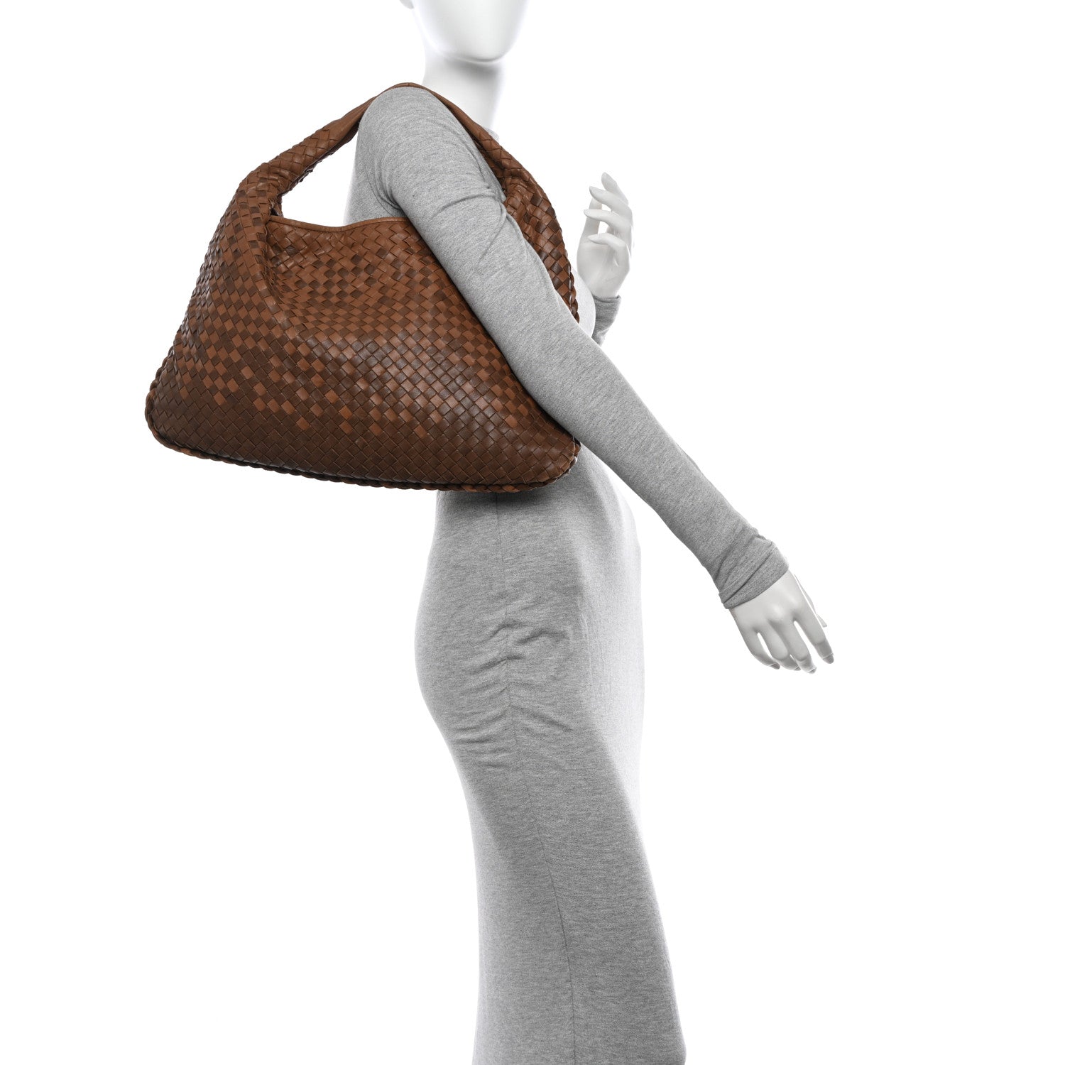 Bottega Veneta Nappa Intrecciato Large Veneta Hobo Noce 2 of 12
