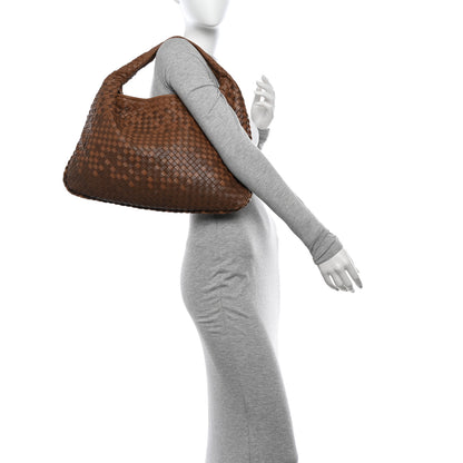 Bottega Veneta Nappa Intrecciato Large Veneta Hobo Noce 2 of 12
