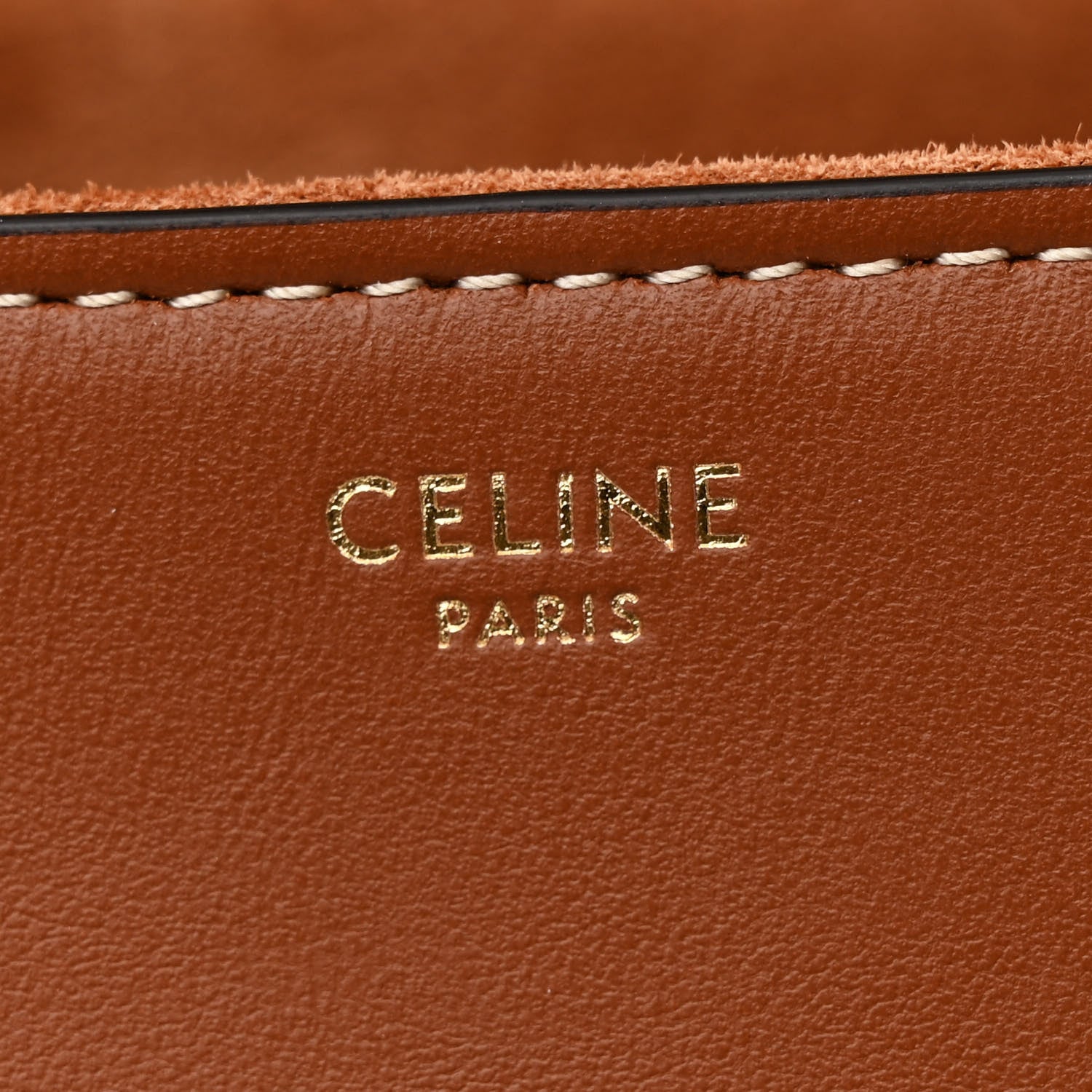 Celine Calfskin Medium Soft 16 Bag Tan 7 of 12