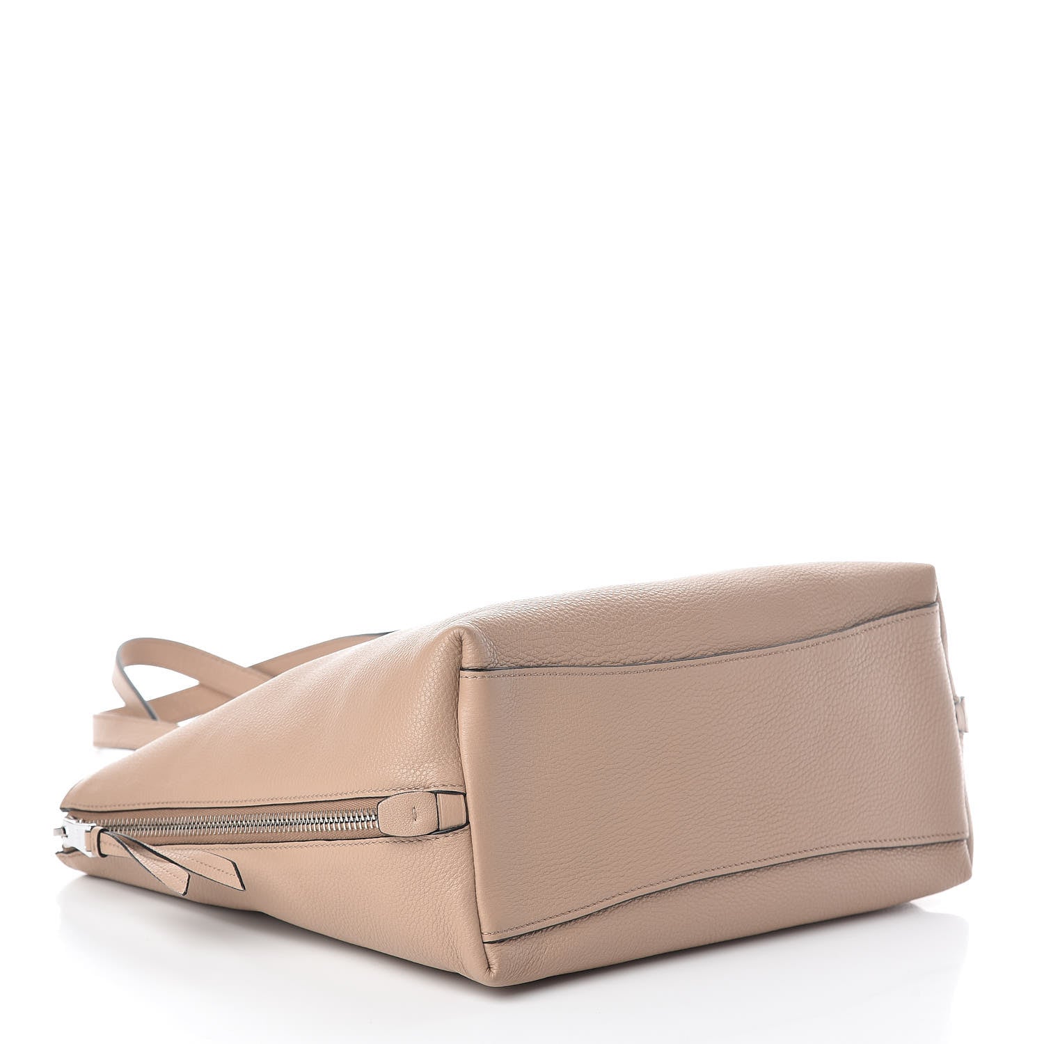 Prada Vitello Phenix Side Zip Shopping Tote Cammeo 4 of 9