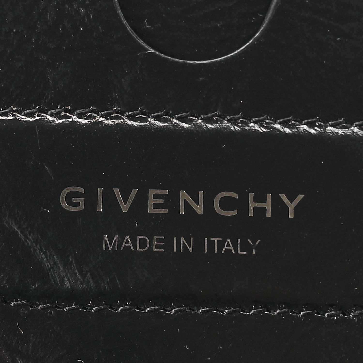 Givenchy Creased Patent Calfskin Small ID Flap Black 6 of 10
