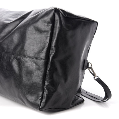 Gucci Soft Calfskin Large GG Top Handle Duffle Black 8 of 9