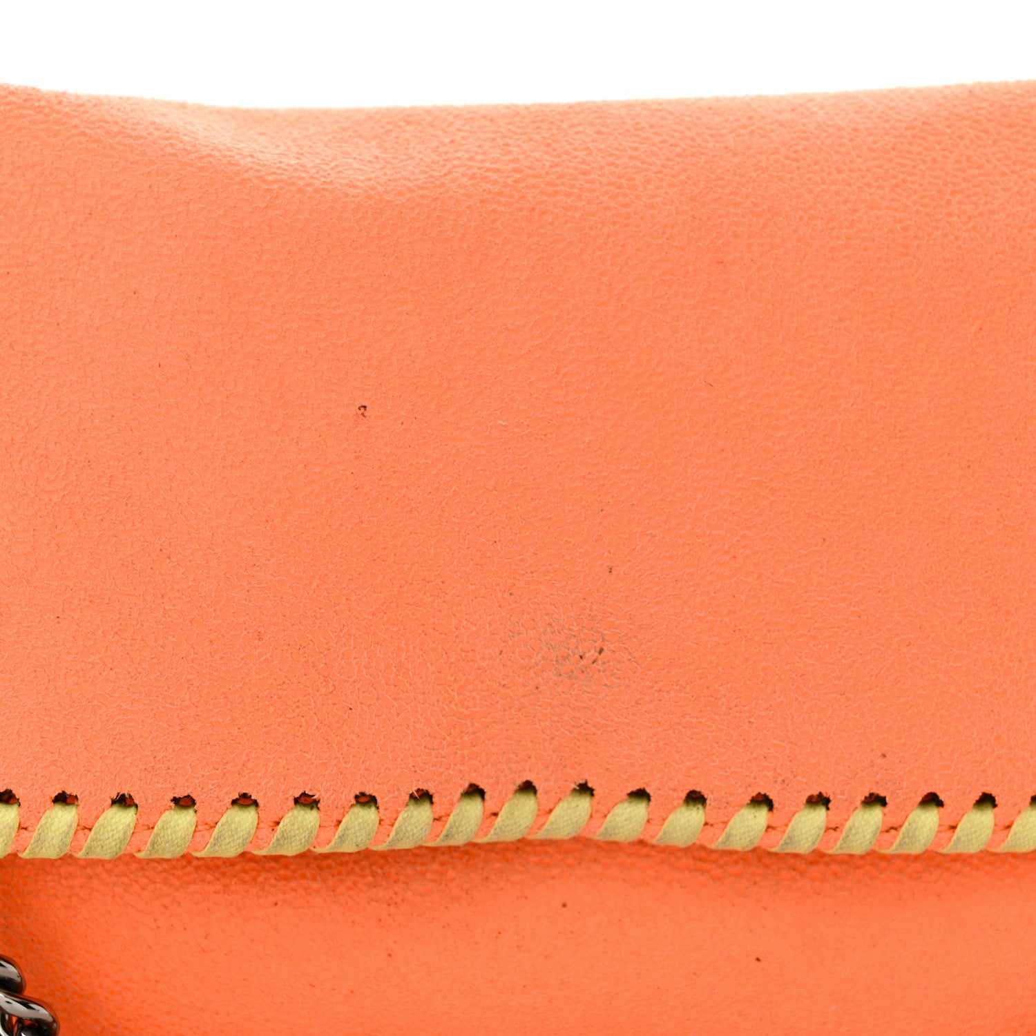 Stella McCartney Shaggy Deer Mini Falabella Crossbody Neon Orange 11 of 11