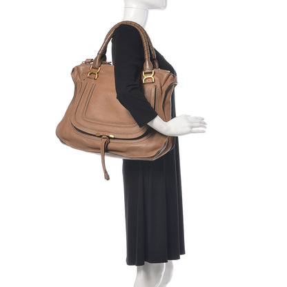 Chloe Calfskin Large Marcie Satchel Nut 2 of 10