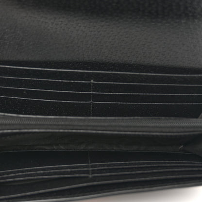 Gucci Calfskin Web Ophidia Continental Wallet Black 5 of 7