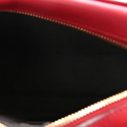 Fendi Vitello Century FF 1974 Embossed Mini Camera Case Fragola 5 of 10