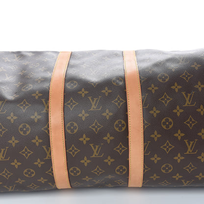 Louis Vuitton Monogram Keepall Bandouliere 55 9 of 15