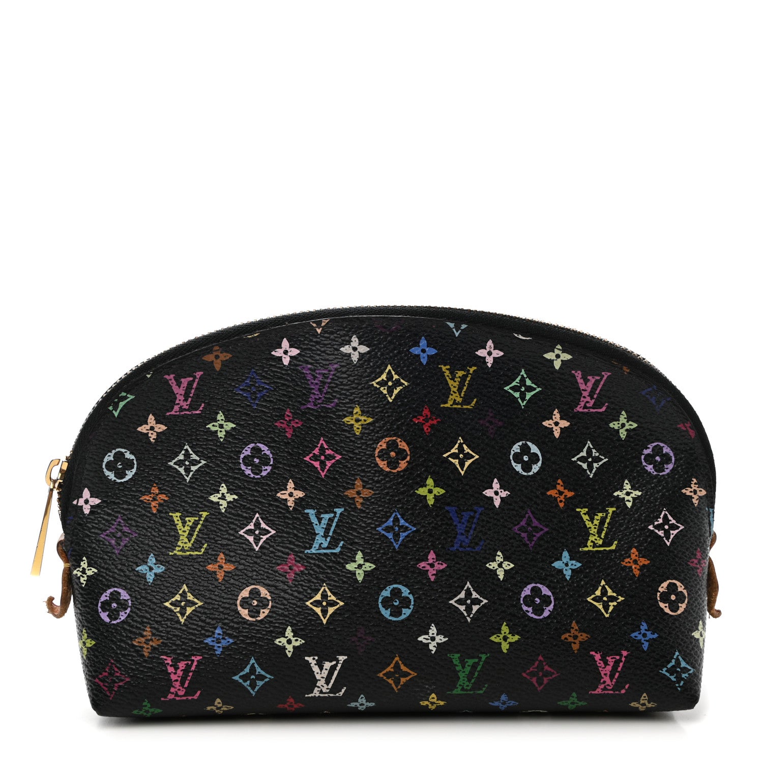 Louis Vuitton Monogram Multicolor Cosmetic Pouch Black Grenade 1 of 6