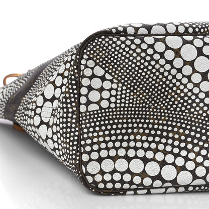 Louis Vuitton Monogram Kusama Waves Neverfull MM White 8 of 9