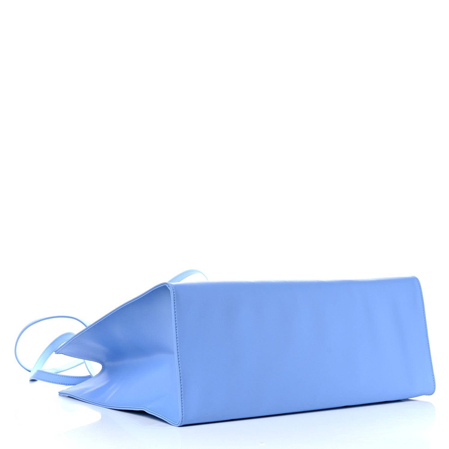 Telfar Vegan Leather Large Shopping Bag Cerulean 4 of 9