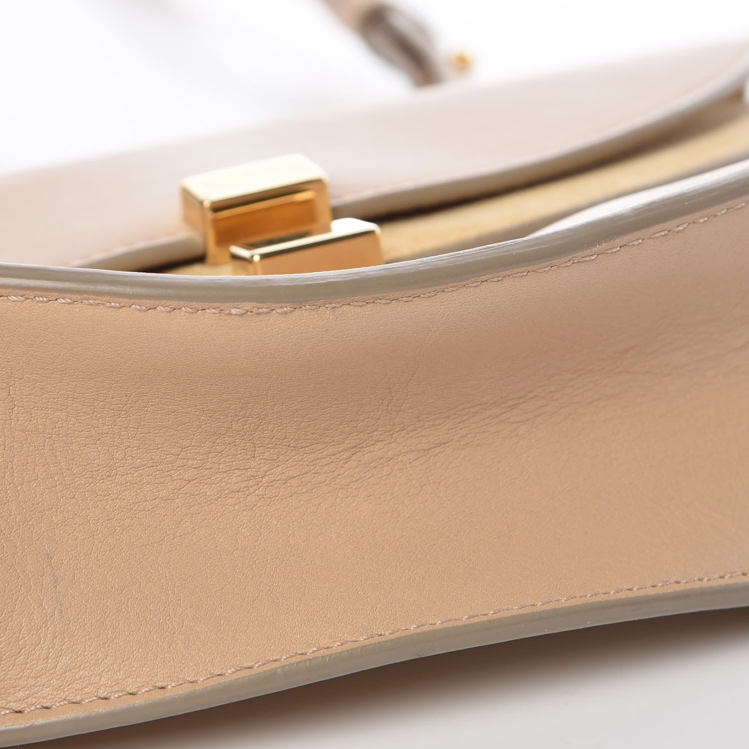 Chloe Calfskin Mini Georgia Crossbody Bag Beige 10 of 11