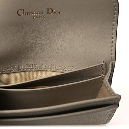 Christian Dior Goatskin Saddle Card Holder Corda 7 of 9