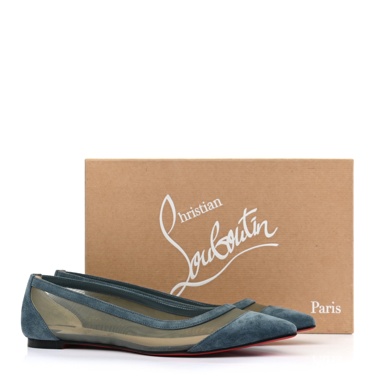 Veau Velours Rete Galativi Flats 38.5 Version Tempete
