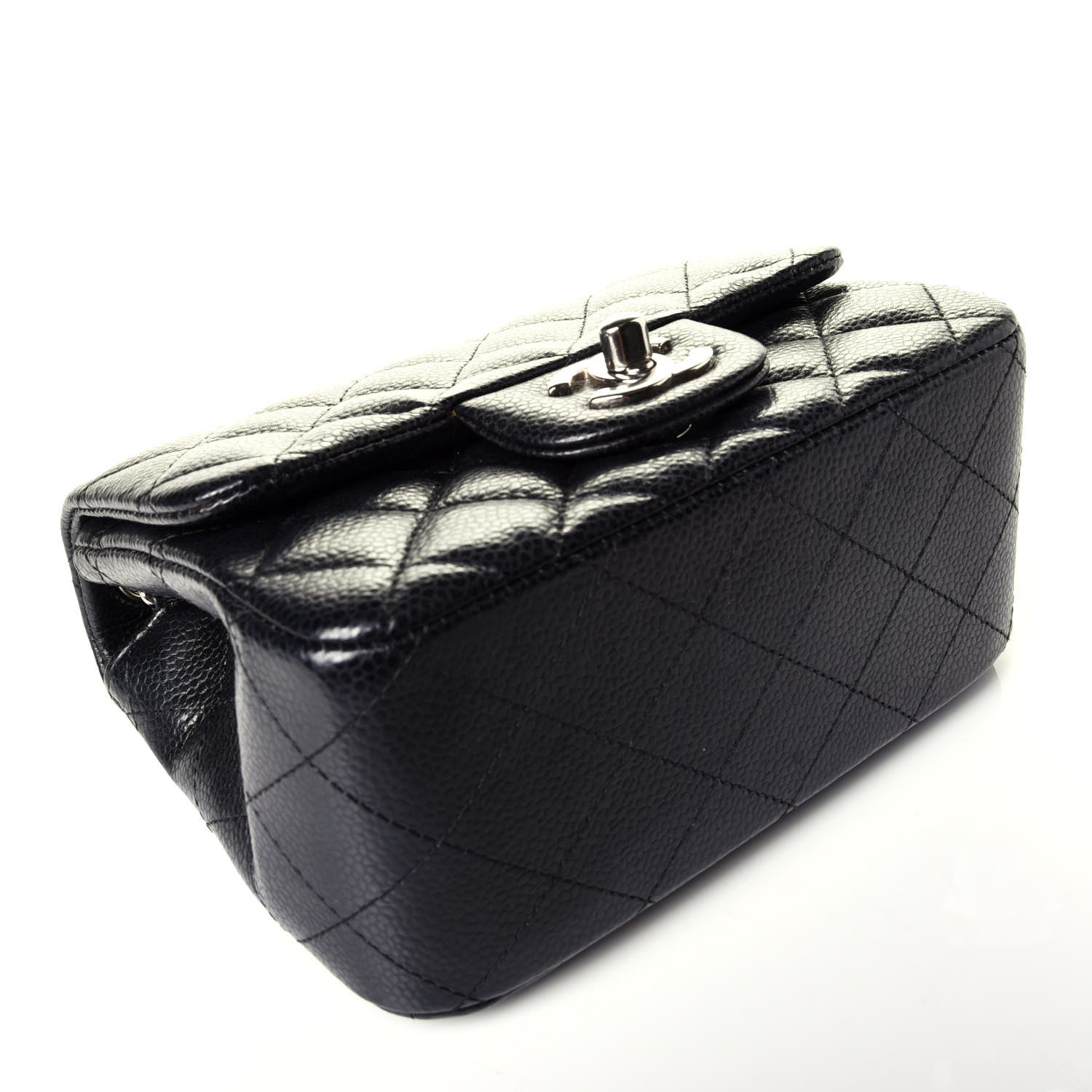 Chanel Caviar Quilted Mini Square Flap Black 4 of 9
