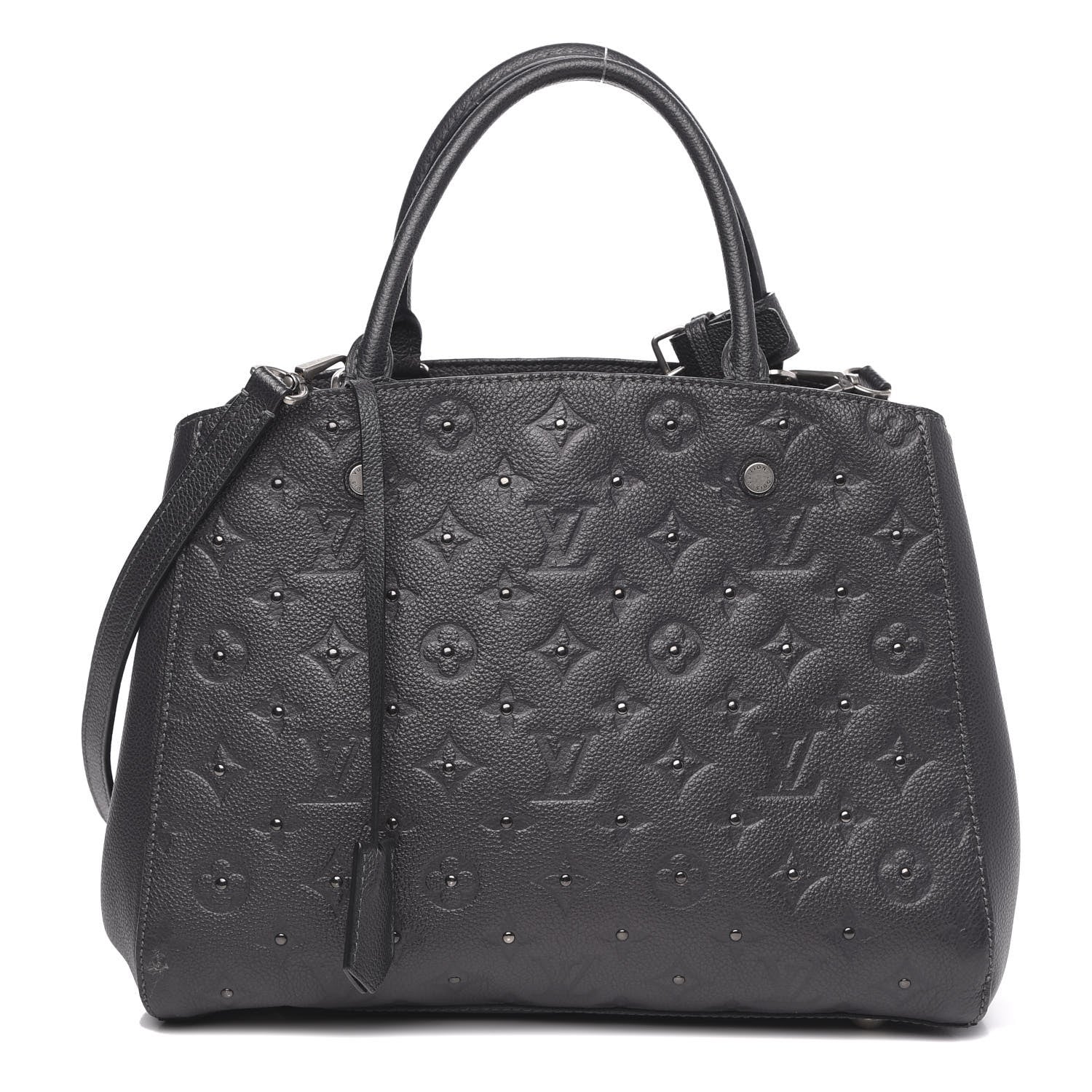 Louis Vuitton Empreinte Studded Montaigne MM Platine 1 of 13