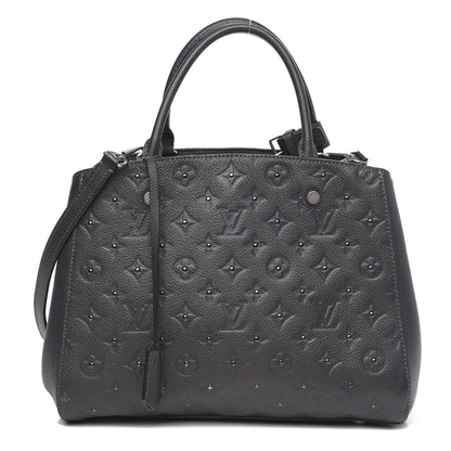Louis Vuitton Empreinte Studded Montaigne MM Platine 1 of 13