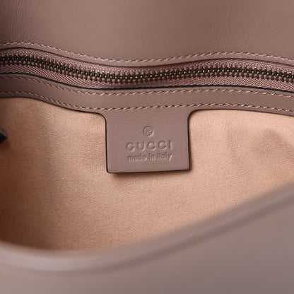 Gucci Calfskin Matelasse Small GG Marmont Shoulder Bag Porcelain Rose 6 of 9