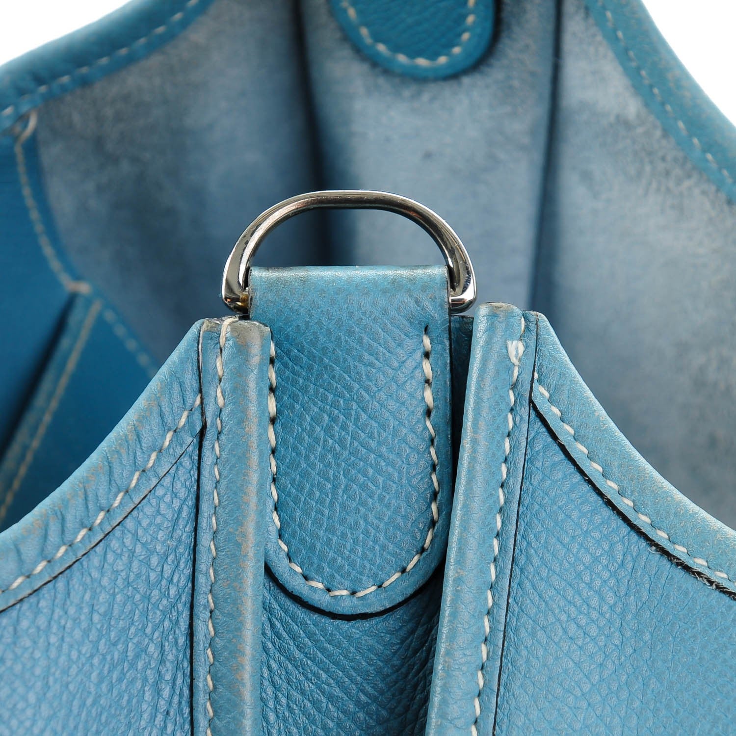 Hermes Epsom Evelyne PM Blue Jean 5 of 15