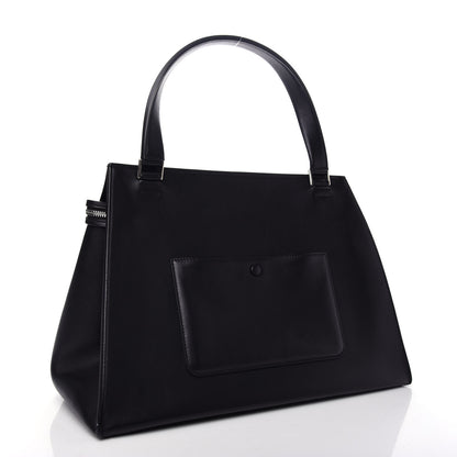 Celine Supple Calfskin Large Bi-Color Edge Shoulder Bag Beige 3 of 9