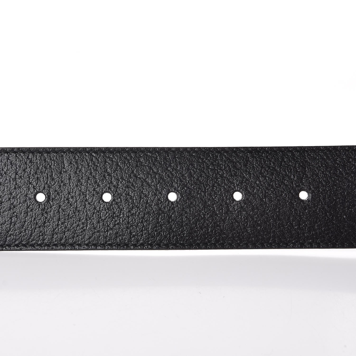 Gucci Textured Calfskin Double G 40mm Belt 110 44 Black 6 of 7