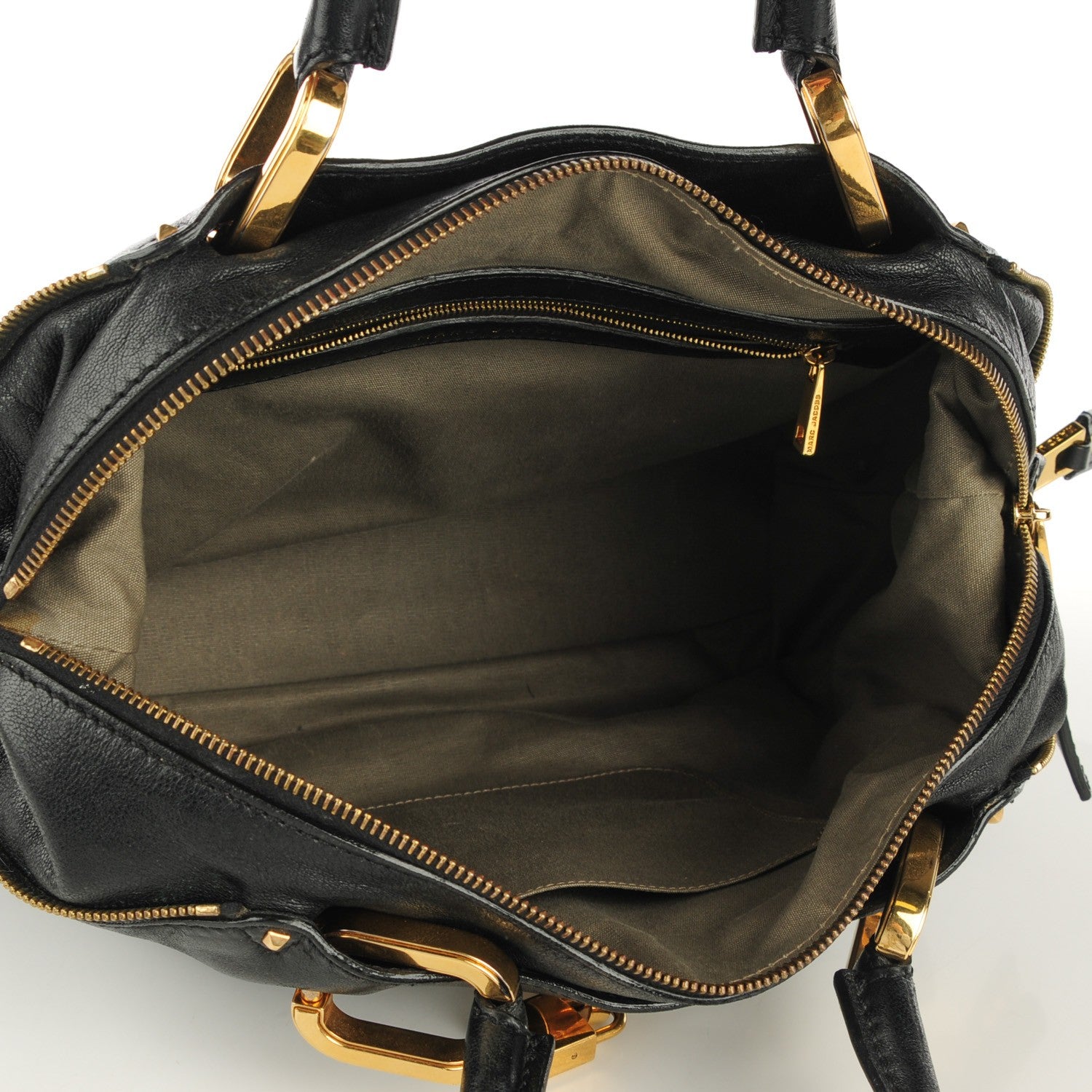 Marc Jacobs Calfskin Little Janice Paradise Satchel Black 5 of 8