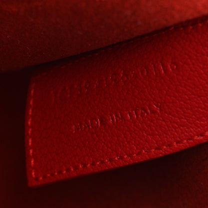 Saint Laurent Calfskin Large Shopping Tote Rouge Eros 8 of 12