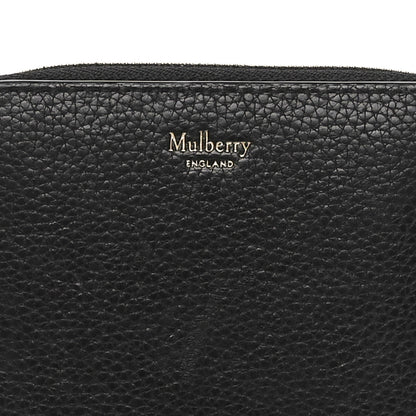 Mulberry Small Classic Grain Zip Around Purse Black 5 of 10