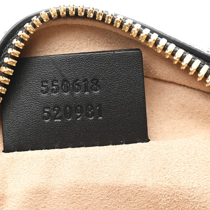Gucci Suede Patent Web Mini Ophidia Round Shoulder Bag Black 7 of 11