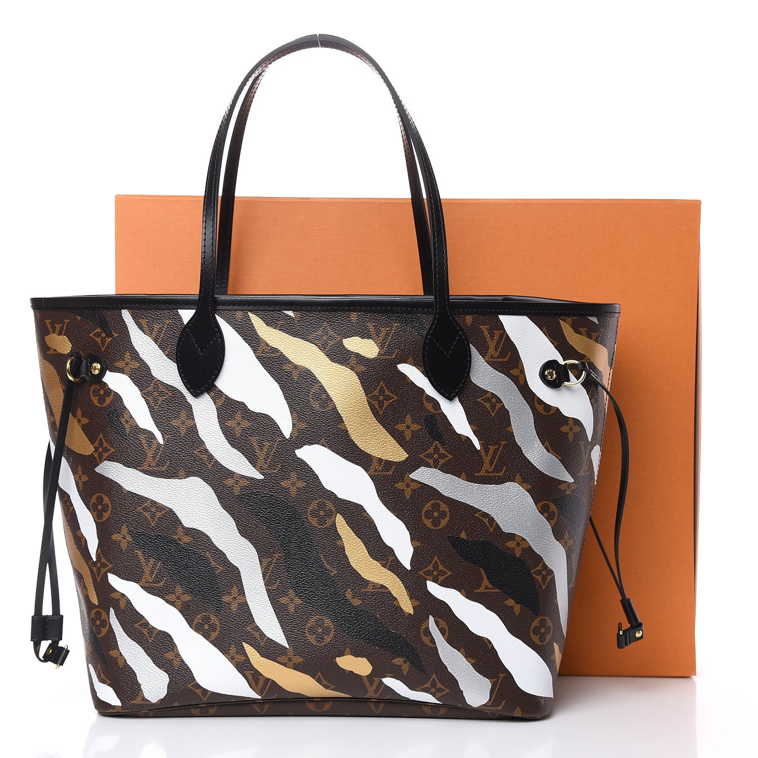 Louis Vuitton X LOL Monogram Neverfull MM Gold Silver 10 of 10